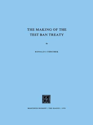 cover image of The Making of the Test Ban Treaty